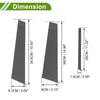 Chrysler 300C (2011-2021) Carbon Fiber 6pcs Door Pillar Window Trim