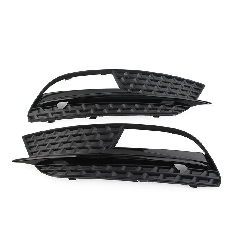 Audi A5 ABS Front Bumper Fog Light Grille Covers (2012-2016)