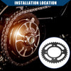 Dirt Bike Rear Sprocket / 37 Tooth 76mm / Motorcycle Chain Sprocket