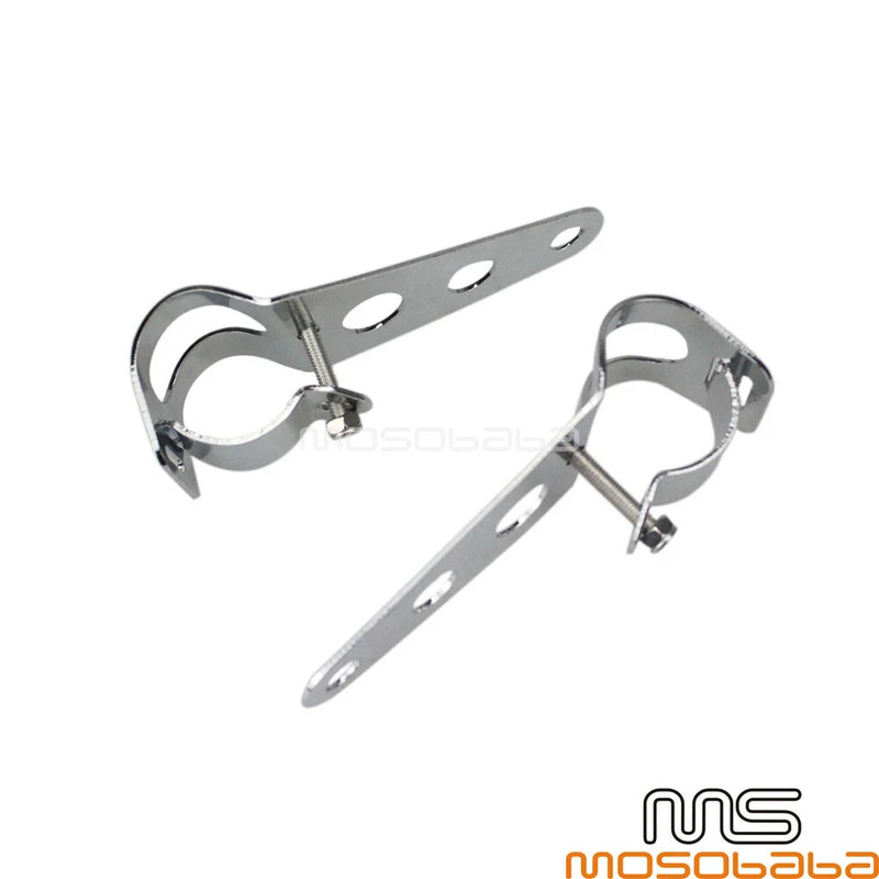 Motorcycle 28-35mm Fork Tube Adjustable Headlight Mount Bracket
