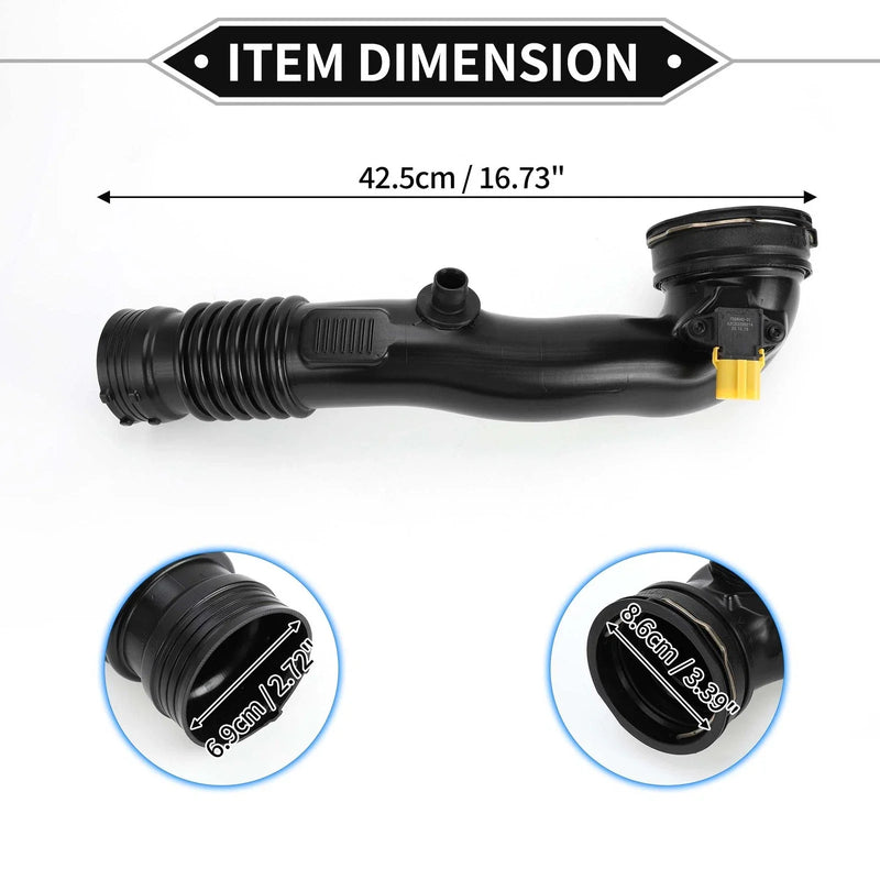 BMW X6 2015-2019, Black Intake Hose (2015-2019)