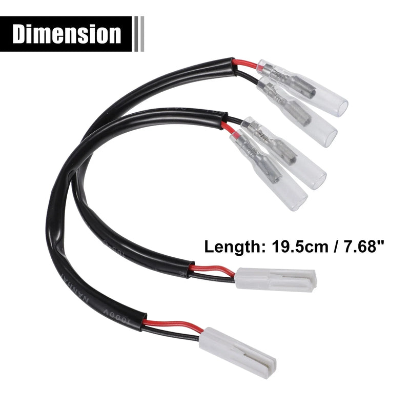 Honda  - 4 x Pcs Motorcycle Turn Signal Cable Adapter Connector