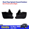 Mud Flaps Rubber Splash Guard Front Fit Isuzu D-Max 4WD Holden Rodeo Ute 2007-11