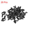 Ford 20 x 40.6mm Black Plastic Wiring Harness Retainer Clips