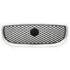 Jaguar XE (2015-2018) Black / Silver Front Bumper Upper Grille Radiator Grill