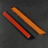 Harley Touring Road King Glide Orange Reflector Saddle Bag Latch Cover (2009-2023)