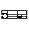 BMW 3 Series Piano Black Radio CD Panel Cover Trim (1994-1996)
