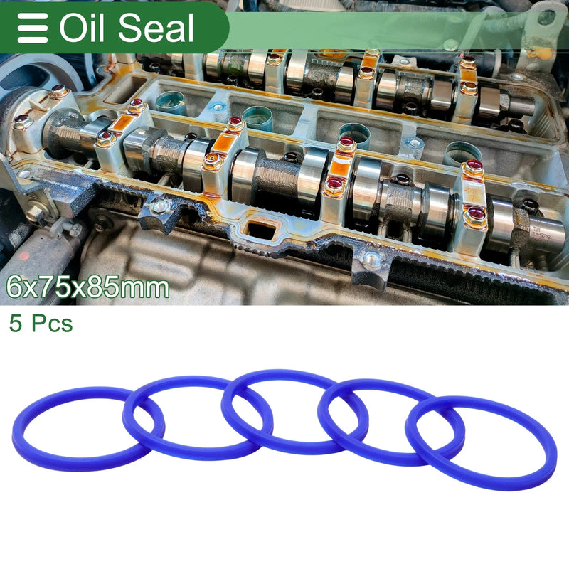 Make Model Oil Seal / 75x85x6mm / Rotary Shaft Seal TPU 5 Pcs