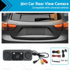 Universal Car 170° 3in1 Reverse Rear View Camera w/ Backup Radar