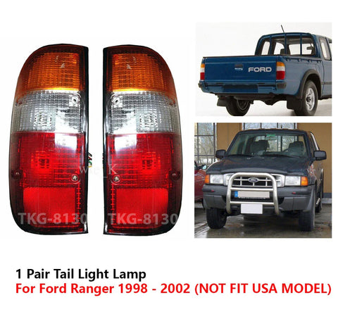 Ford Ranger 2 x Standard Tail Rear Light Lamps (1998-2002)