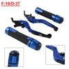 BMW F650GS Blue Brake Clutch Lever Handlebar Grip Set (2002-2007)