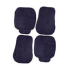 Black Car Front Seat Cushion Covers 2 x Seat Mats