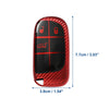 Dodge Charger Hellcat TPU 3 Button Keyless Entry Remote Cover