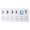 Various Makes & Models 100 Pcs Car Body Push Pin Rivet Fasteners
