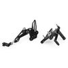 Kawasaki Z400 / Ninja 400 CNC Footrest System Black (2018-2022)