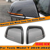Tesla Model Y Rear Mirror Covers w/ LED Lights (2019-2022)