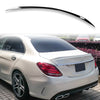 Mercedes Benz W205 Sedan Gloss Black Rear Boot Spoiler (2015-2020)