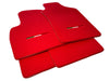 Fiat 500 Premium Red Tailored Floor Mats (2008-2019)