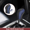 Nissan Maxima 2016-2023 Black Blue Faux Leather Gear Shift Knob Cover