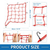 40x40cm Motorcycle Luggage Cargo Net Red