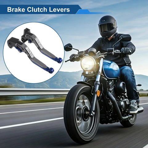 Kawasaki Z1000SX Titanium Blue Brake Clutch Levers Adjustable