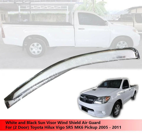 Toyota Hilux 2 x Door Sun Visor Windshield Air Guard (2005-2011)