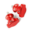 Honda CBR600RR (2003-2017) Pair Red Swingarm Sliders Spools 8mm