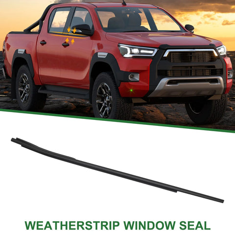 Toyota Hilux Front Left Weatherstrip Window Seal 1pc (2015–2021)