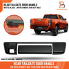 Isuzu D-Max Matte Black Rear Tailgate Handle Cover Trim (2020-2023)