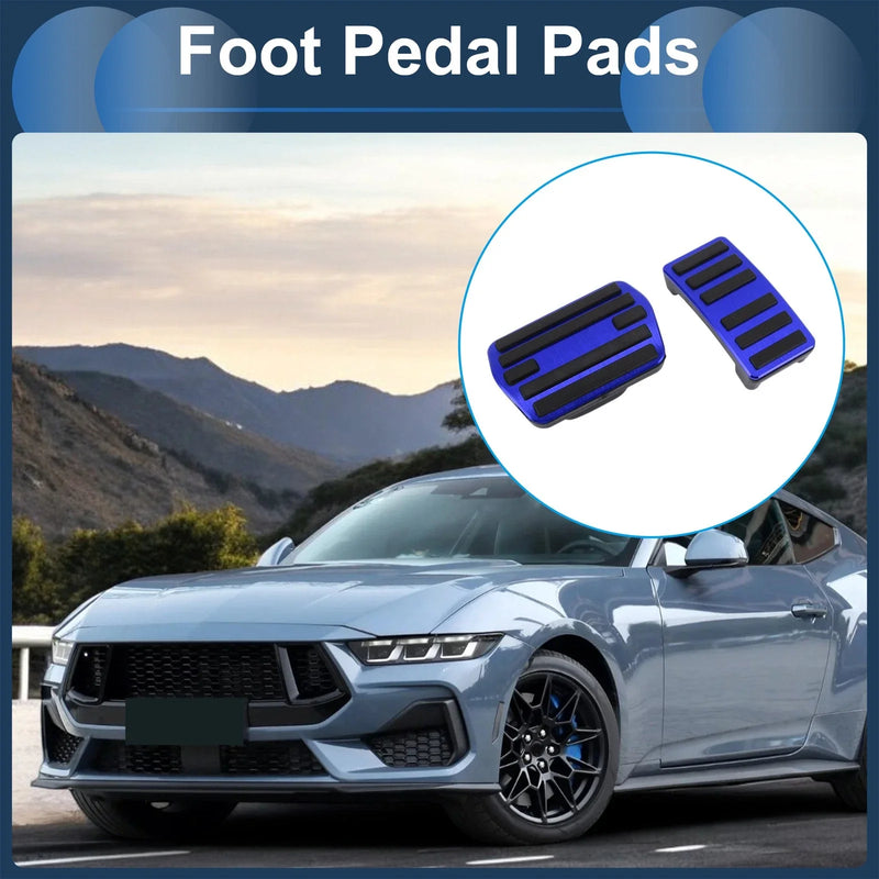 Ford Mustang Mach-E (2021-2025) Blue Foot Accelerator Pedal Covers