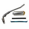 90cc 110cc 125cc 140cc PIT PRO Dirt Bike GOLD Exhaust Pipe Muffler System