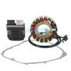 Yamaha XVS1300A Midnight Star Stator Coil, Regulator Rectifier, Gasket (07-09)