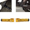 Electric Motor Bicycle ATV - Gold 8mm Folding Footpegs