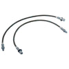 80 Series HZJ80 HJ80 FZJ80 HDJ80 2 Braided Extended Brake Lines Hose