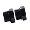 Universal 2 x Aluminum 8AN Block Off Cap ORB Plug Male Fitting Adapters