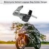 Make Model Square Aluminum Motorcycle Hanging Hook 1x Titanium Tone 50mm