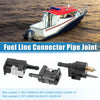 Yamaha Outboard 3pcs 6mm Fuel Connector Pipe Joint