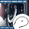Set 60cm Motorcycle Hydraulic Brake Line Fitting With Banjo