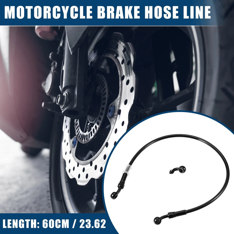 Set 60cm Motorcycle Hydraulic Brake Line Fitting With Banjo