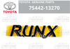 TOYOTA COROLLA RUNX / ALLEX Rear Emblem Name Plate