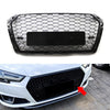 Audi A4 / S4 RS4 B9 Honeycomb Black Mesh Grille (2017-2019)