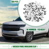 Chevrolet Avalanche (2007 - 2013) White 100pcs Rocker Panel Clips