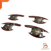 Mitsubishi Triton Ute 4 x Chrome Door Handle Cover Inserts (2005-2015)