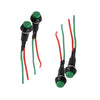 Car Motorcycle Round Wired Momentary Push Button Switch 12V–24V 2 x