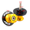 Yamaha YZF R1 R3 R6 CNC Blue Swingarm Spools