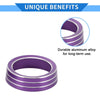 Honda Civic (2016-2021) 5 Pcs Purple Engine Start Speaker Knob Cover Ring