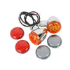 Harley XL883 XL1200 Sportster Chrome Turn Signal Lights Bracket (92-22)