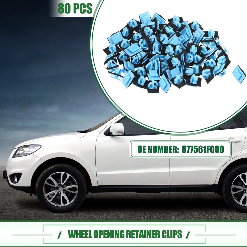 Hyundai Santa Fe Wheel Opening Retainer Clips 80 Pcs (2013-2021)