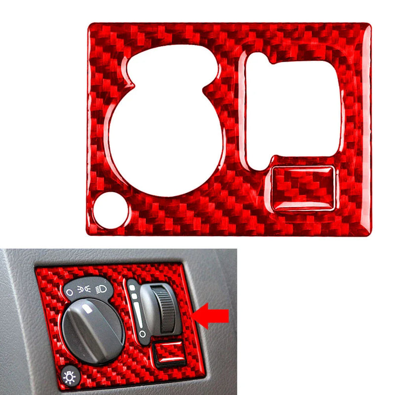 Chrysler 300 300C (2005-2010) Red Headlight Switch Panel Cover Trim