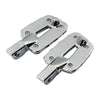 Harley Street Fat Bob 2018-2025 Chrome Passenger Footpegs
